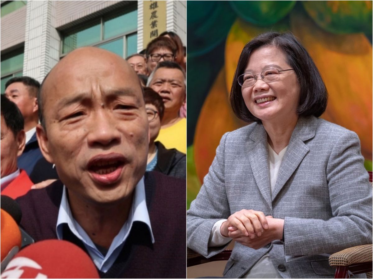 ▲海放韓國瑜！香蕉一天簽 5 億，蔡英文樂喊：「貨出去錢進來。」（圖／中央社資料照、總統府提供）