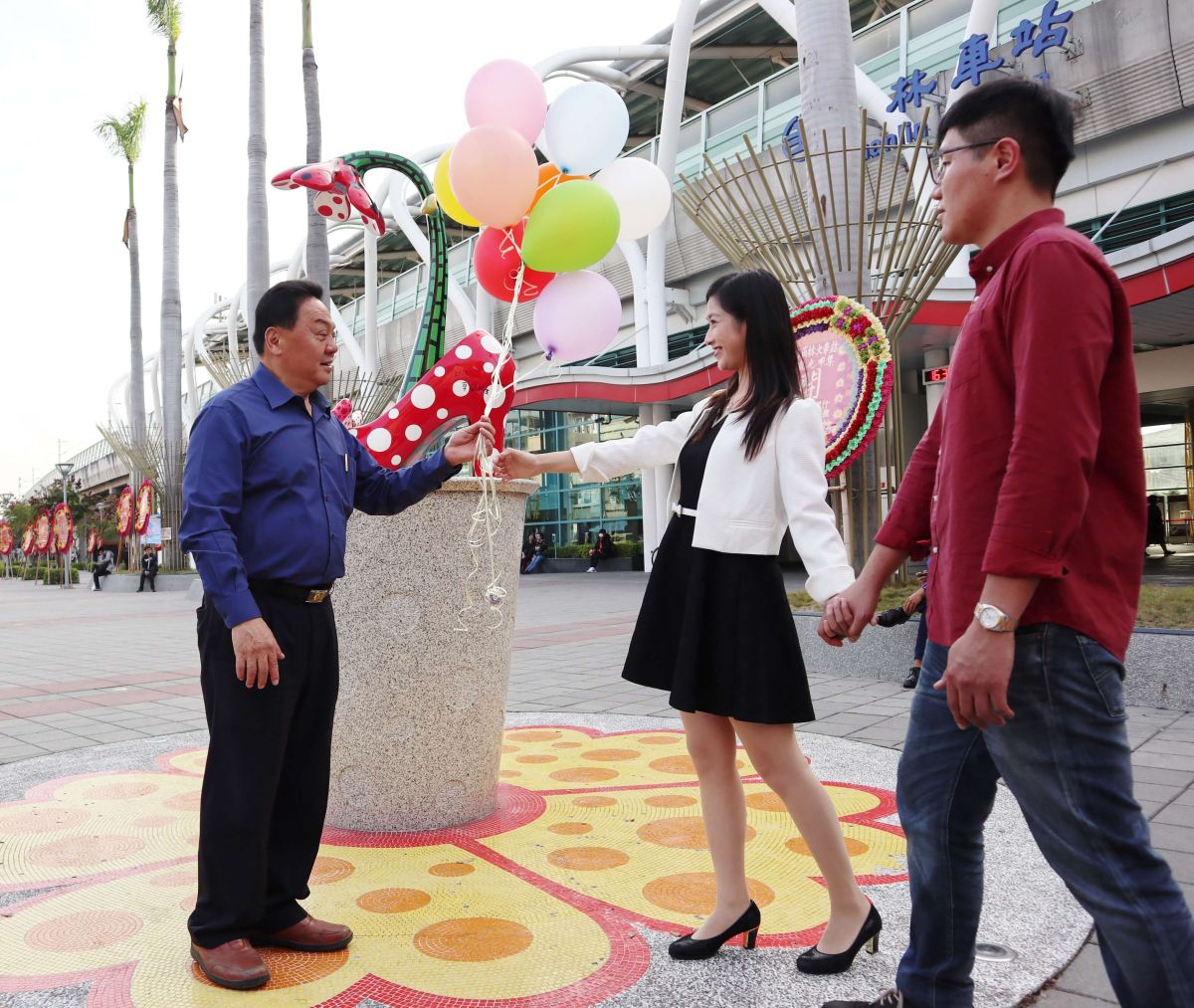 ▲員林市公所首度推出「愛情摩天輪」未婚聯誼活動，呼籲未婚男女把握機會踴躍報名。（圖／記者陳雅芳攝，2019.03.08）