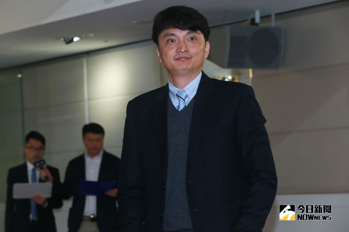 ▲中華職棒聯盟秘書長馮勝賢出席美國職棒大聯盟與中華職棒大聯盟之球員協定簽署記者會。（圖／記者葉政勳攝 , 2019.03.08）