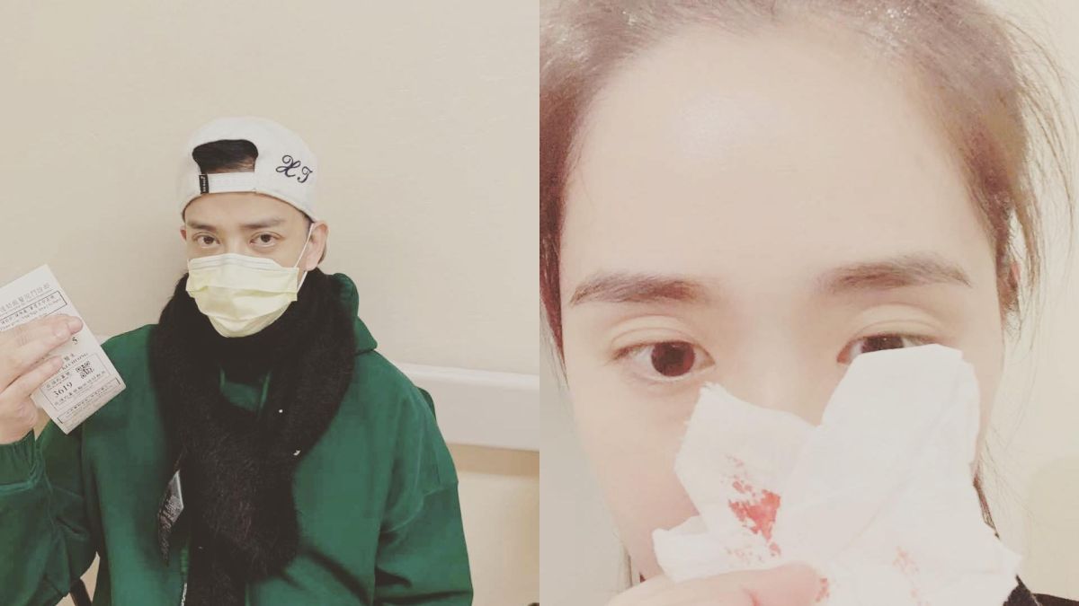 ▲陳曉東（左）與妻子王妤嫻雙雙掛病號。（圖／IG）