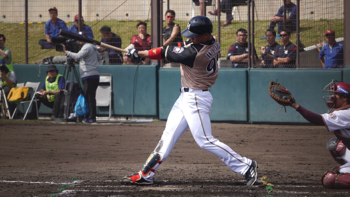 ▲火腿隊台灣好手王柏融（圖／吳政紘攝）