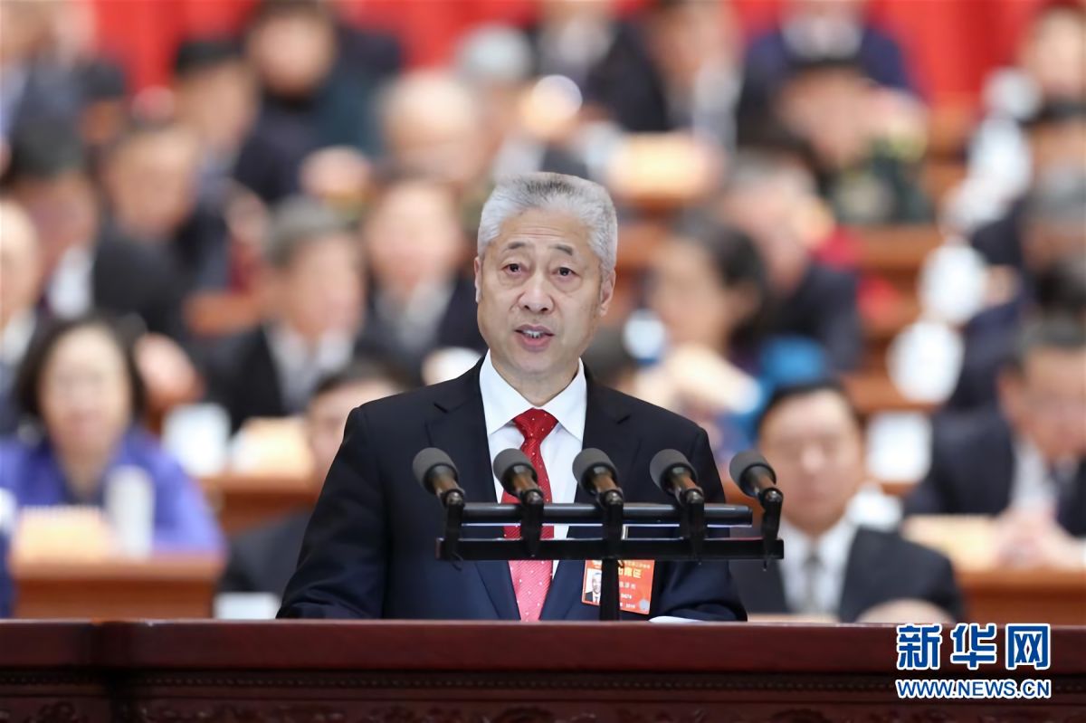 ▲大陸全國政協委員張澤熙在政協全體會議上表示，要爭取台灣民心，建議以島內中南部為重點，大力推動與鄉鎮村里、城市社區、農漁民組織、老人會、婦女會等基層鄉親的合作交流。 (圖 / 翻攝自新華網)