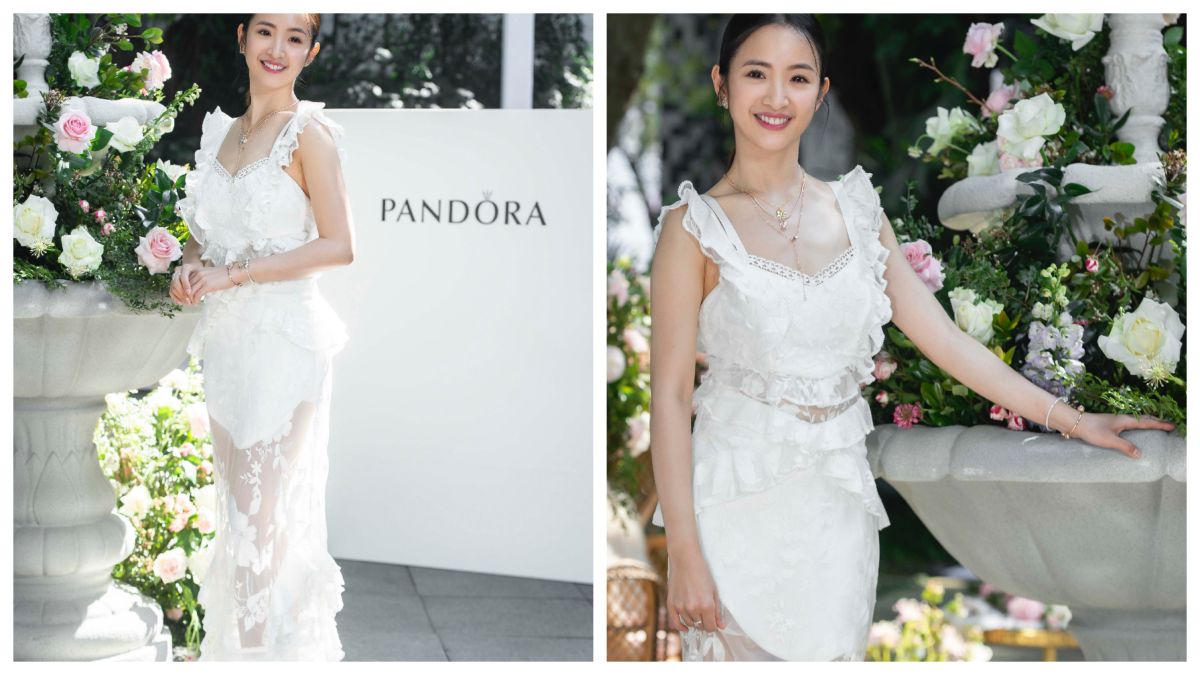 天啊！林依晨今天太美了，難得這麼性感好逼人。圖@Pandora