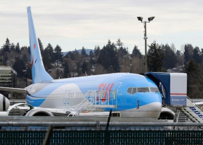 歐盟宣佈對波音737 MAX客機實施禁飛令。（圖／美聯社／達志影像）
