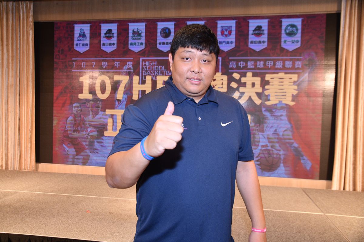 光復教練陳定杰。（圖／林柏年攝）