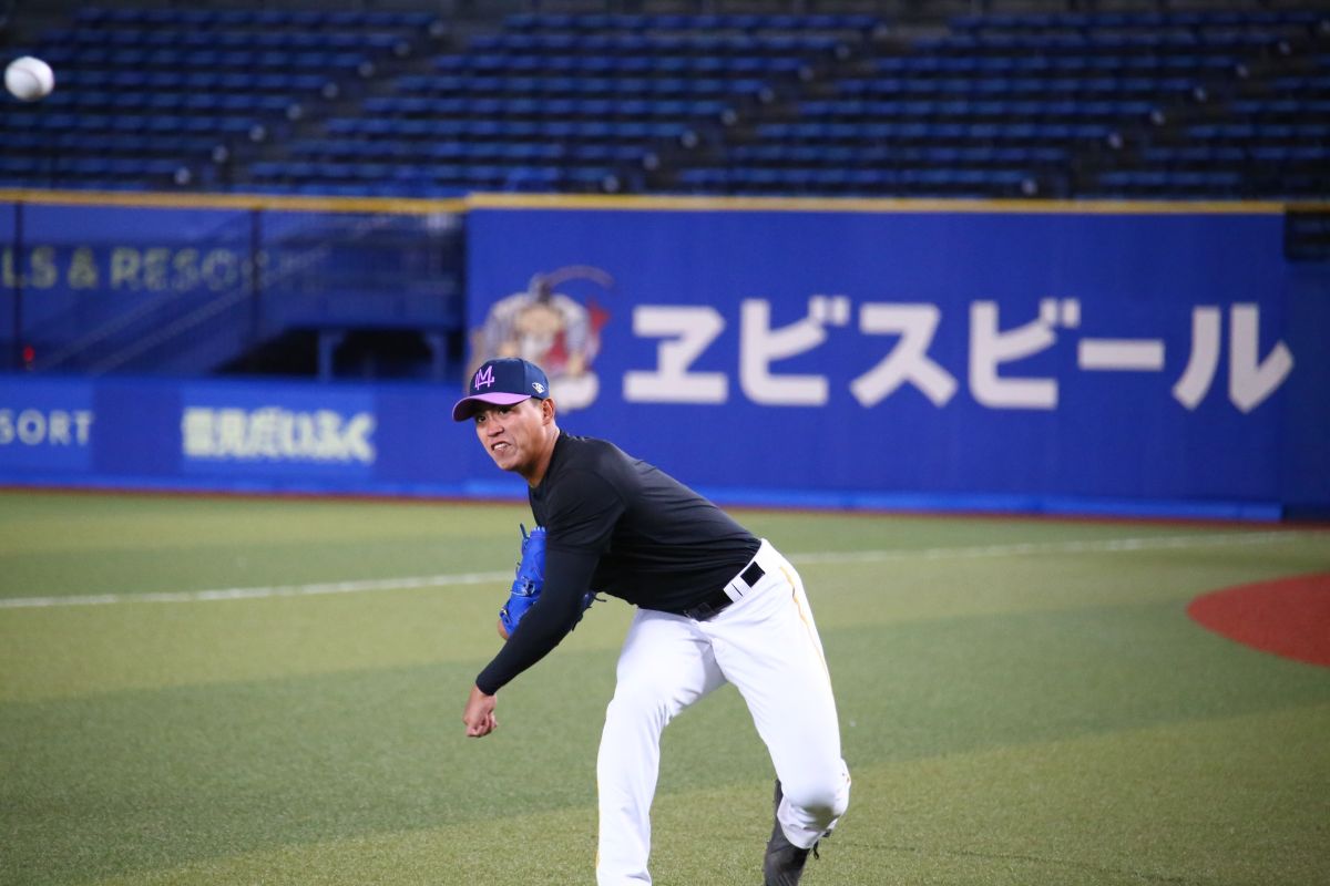 Lamigo桃猿隊造訪千葉海洋球場，葉家淇先發。（圖／猿隊提供）