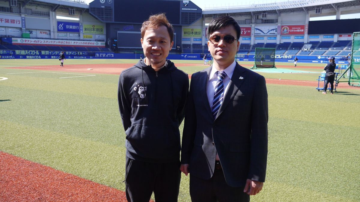 Lamigo桃猿領隊劉玠廷、副領隊浦韋