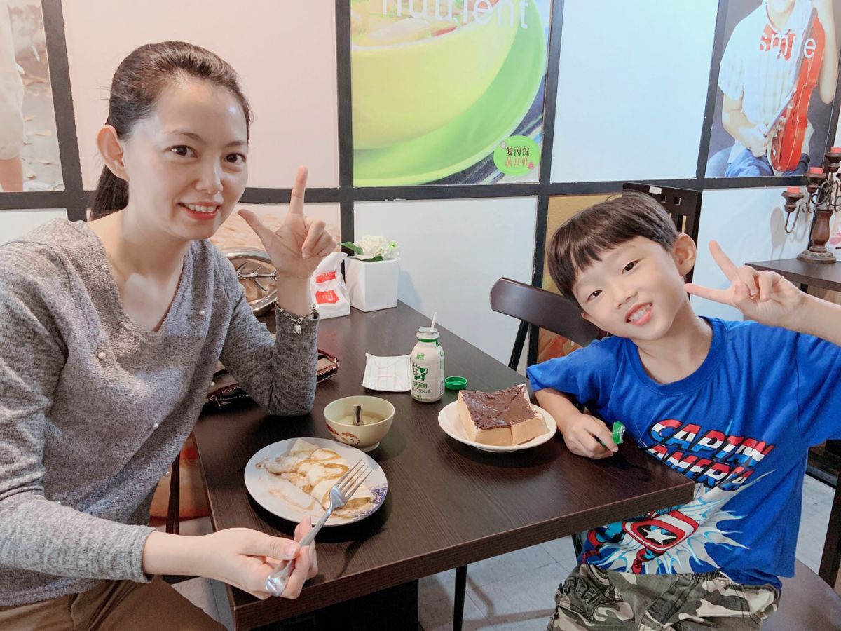 ▲愛茵悅美食軒氣氛悠閒，早餐營養美味(圖/記者林怡孜攝)