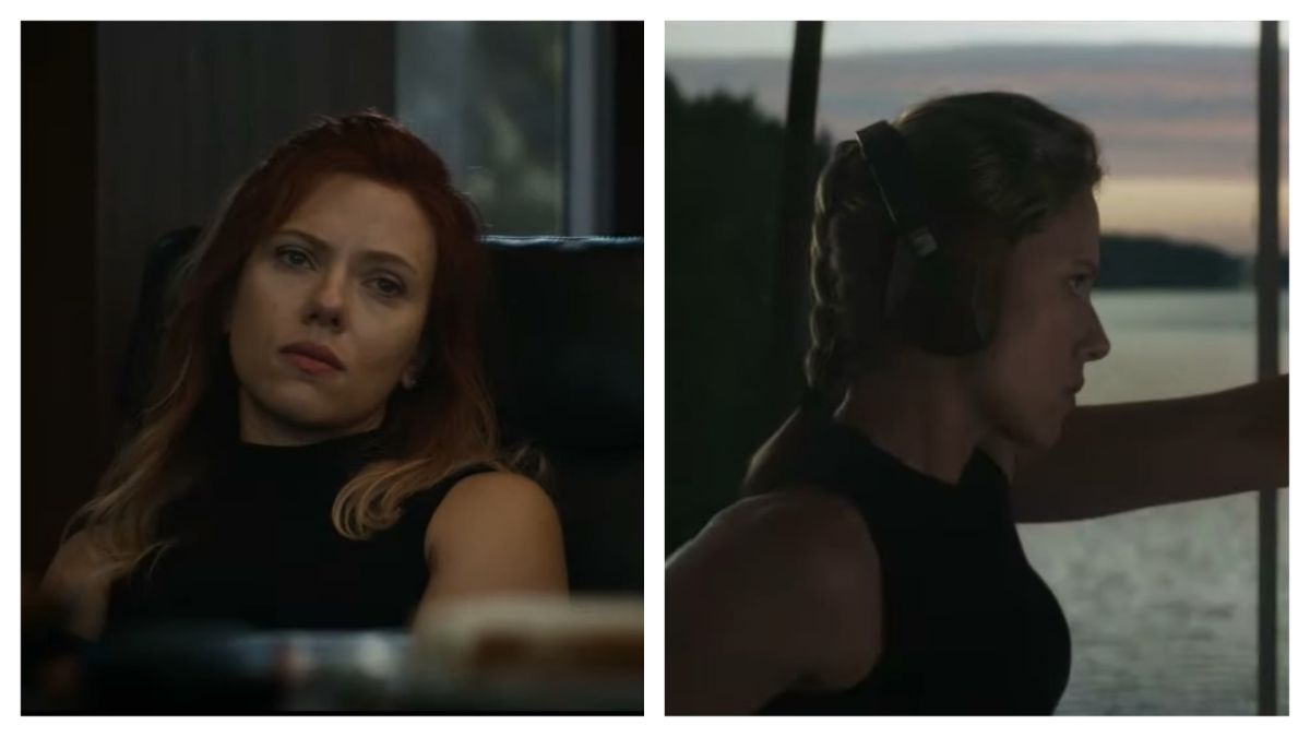 ▲網友從黑寡婦的髮色變化中，看出劇情演進的線索。（圖／翻攝自《復仇者聯盟4：終局之戰》預告截圖）