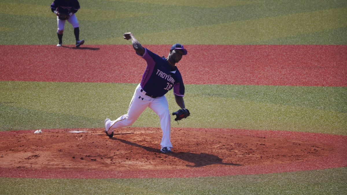 ▲前樂天桃猿洋投李茲。（圖／吳政紘攝）