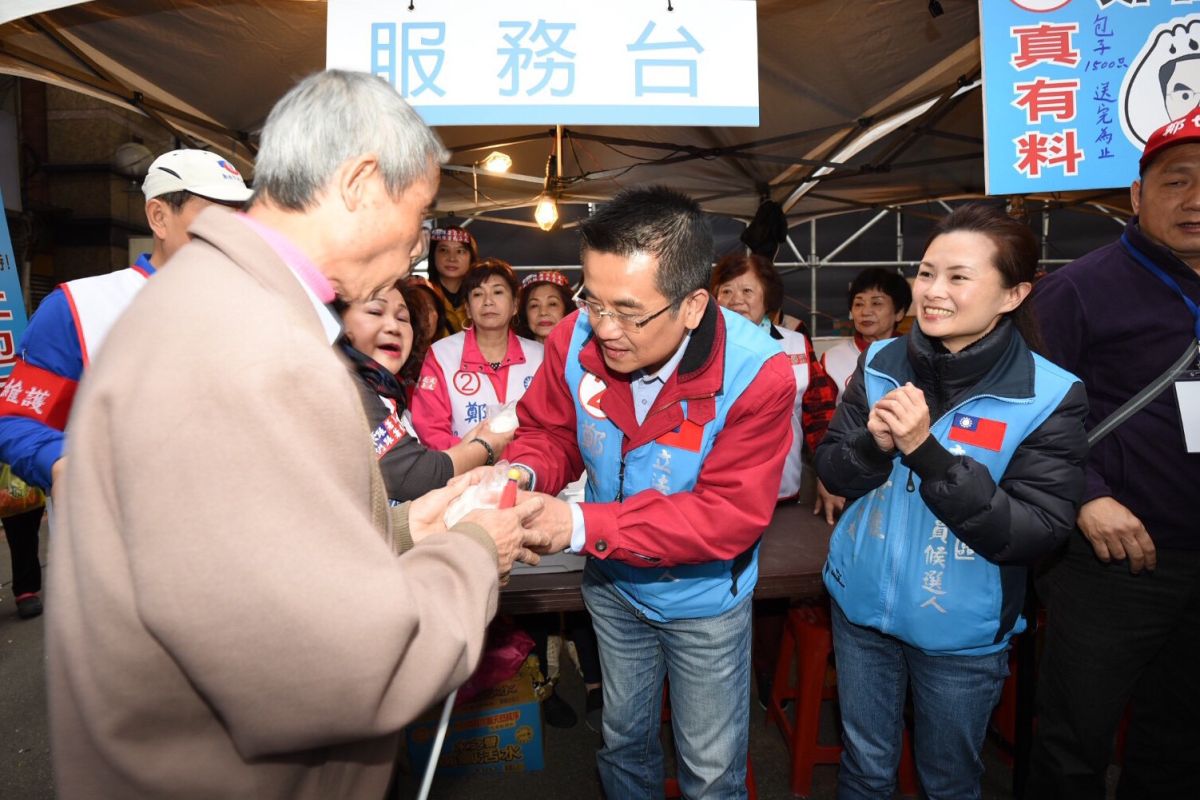 ▲國民黨三重區立委補選人鄭世維15日舉辦選前之夜造勢晚會，現場熱鬧非凡。（圖／記者陳明安攝，2019.03.15）