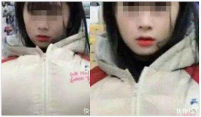 ▲中國大陸一名少女穿著外套去逛超市，卻因胸前「太宏偉」，被超市員工盯上，懷疑少女將偷來的物品藏在胸前。（圖／翻攝自微信）