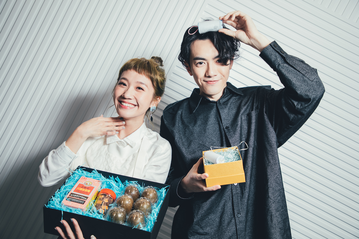 ▲Lulu與李友廷相見歡。（圖／KKBOX提供, 2019.03.16）
