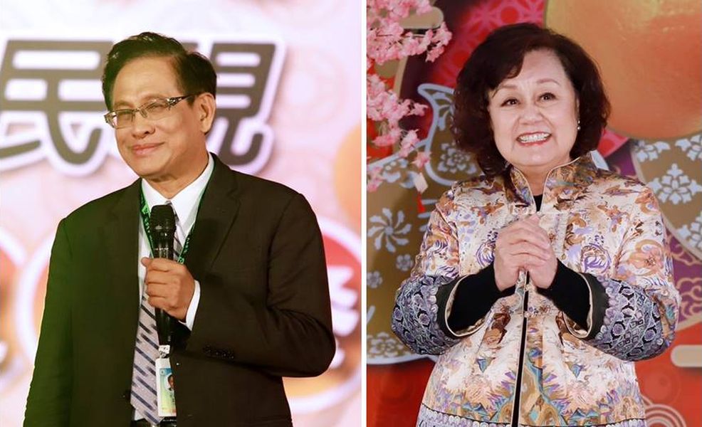 ▲民視鬧家變，郭倍宏（左）和王明玉立場對立。（圖／資料照）