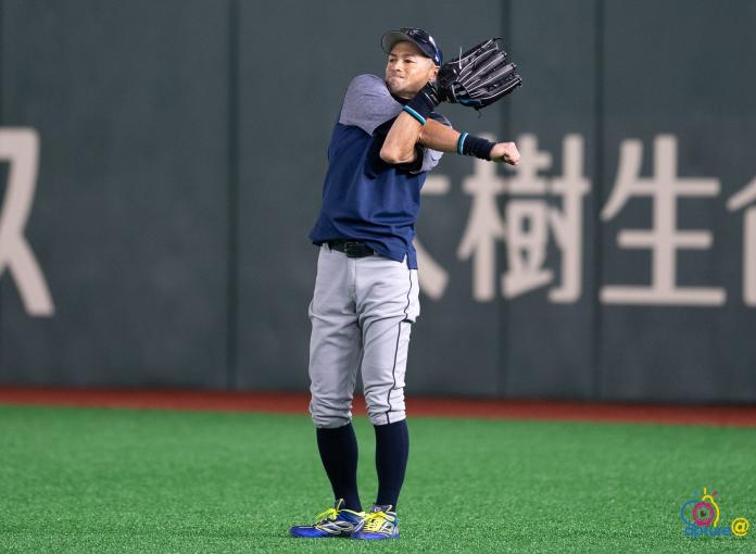 2019 MLB 東京開幕戰水手練習日，鈴木一朗練習。（圖／Capture@ 蓋艾傳媒提供）