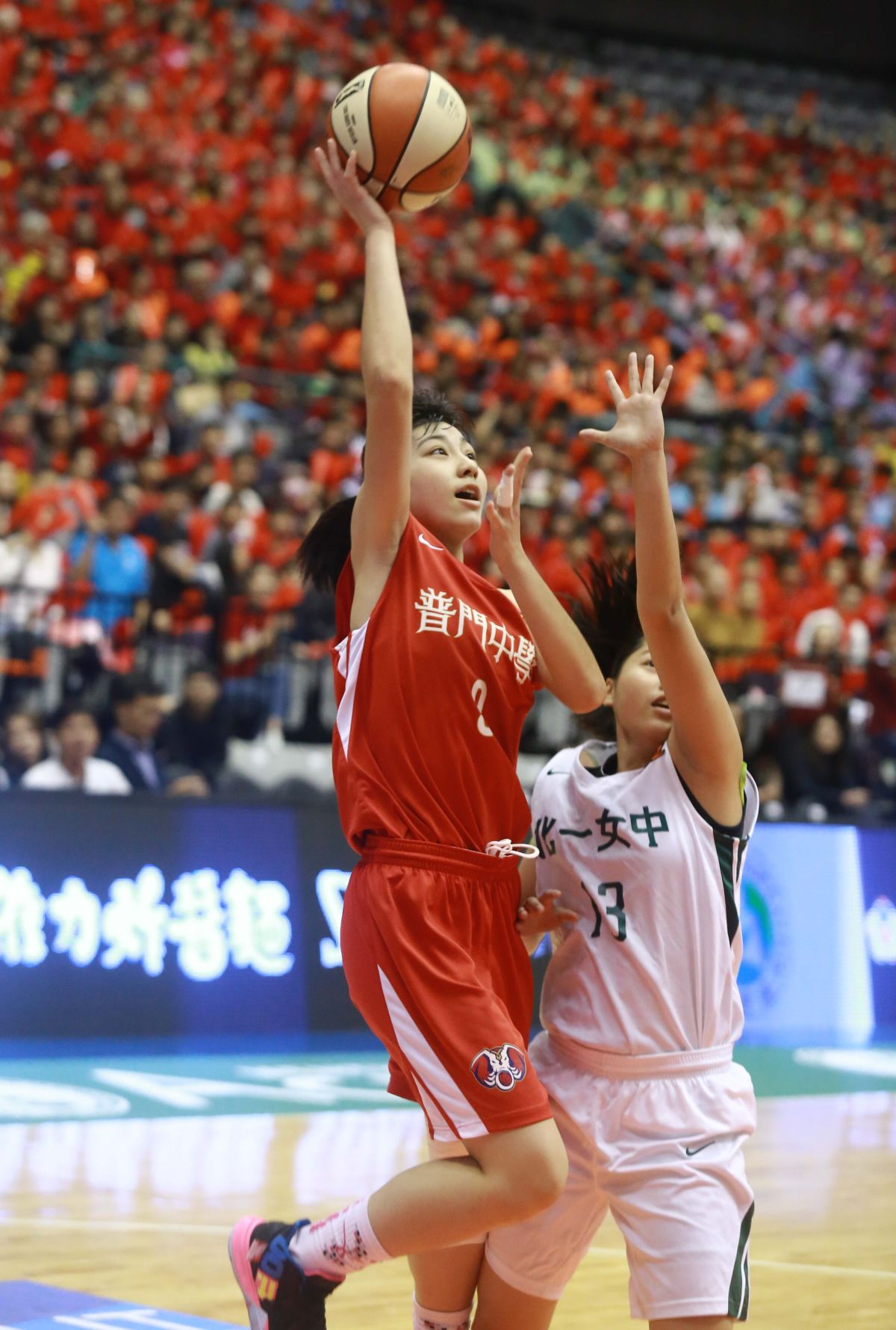 ▲HBL女子組季軍戰，普門中學vs.北一女中。普門中學陳芷英。（圖／記者葉政勳攝 , 2019.03.17）