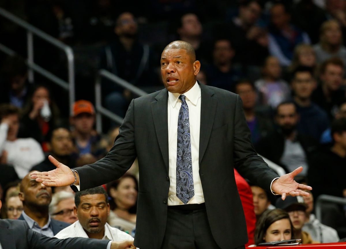 ▲76人總教練Doc Rivers無法帶領費城前進東區決賽。（圖／美聯社／達志影像）