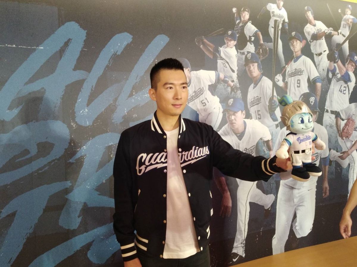 富邦領隊蔡承儒。（圖／黃建霖攝）