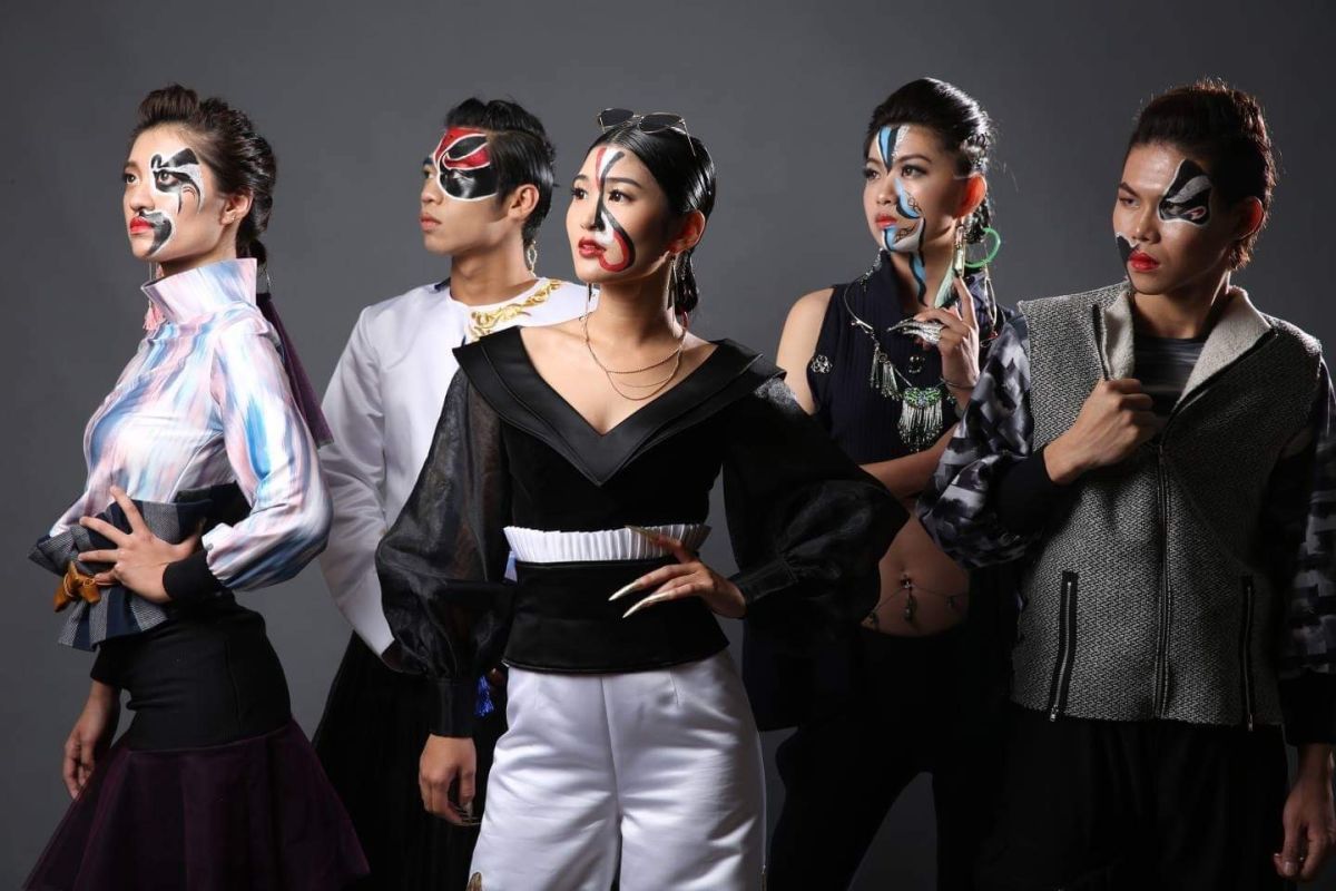 ▲環球科技大學時尚造型設計系強調「造型設計」。（圖／記者蘇榮泉攝，2019.03.20）