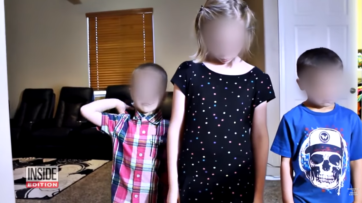 ▲遭凌虐的子女已被安置。（圖／翻攝Inside Edition）