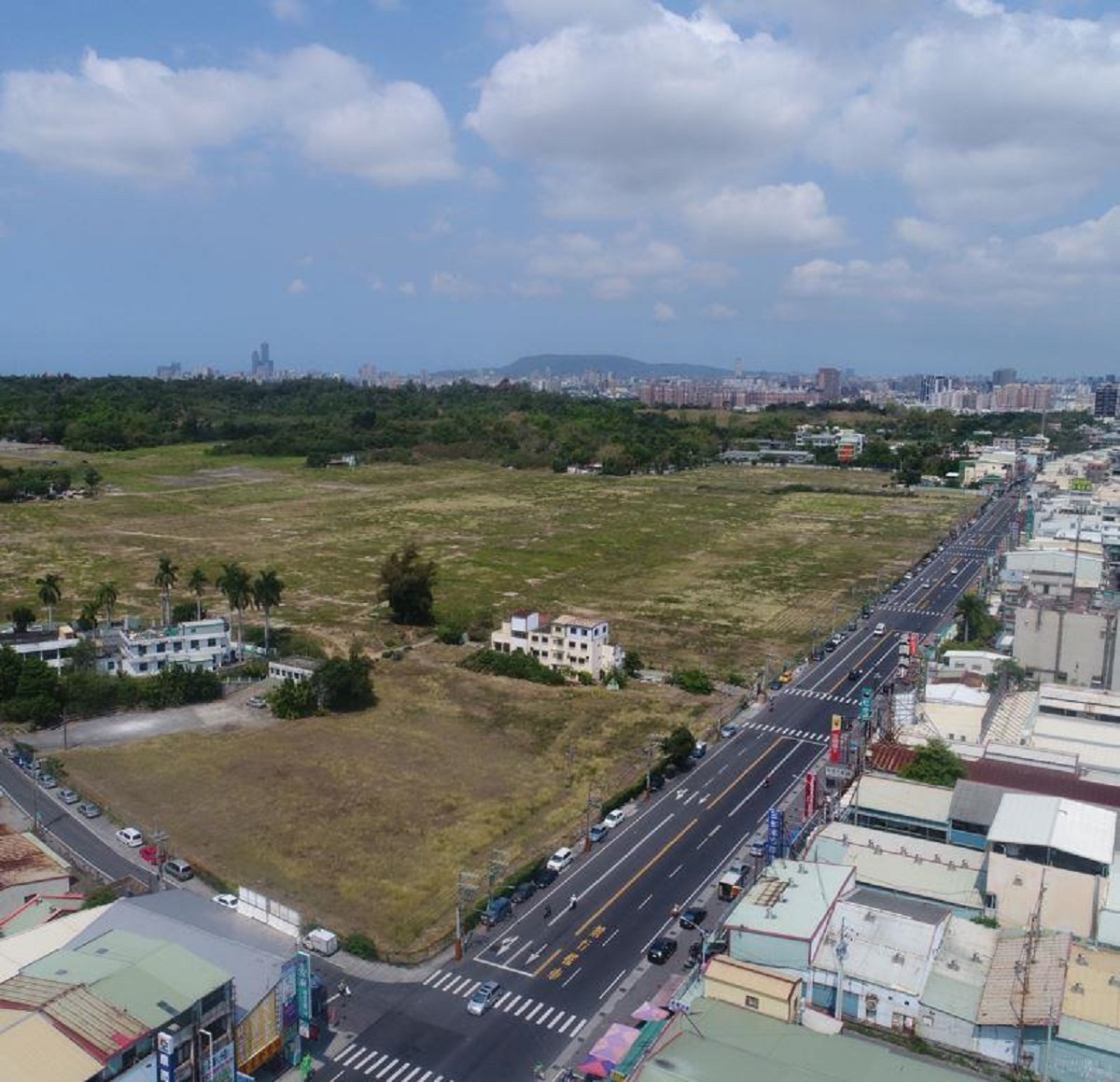 ▲大寮眷村重劃區現況。（高市府提供）