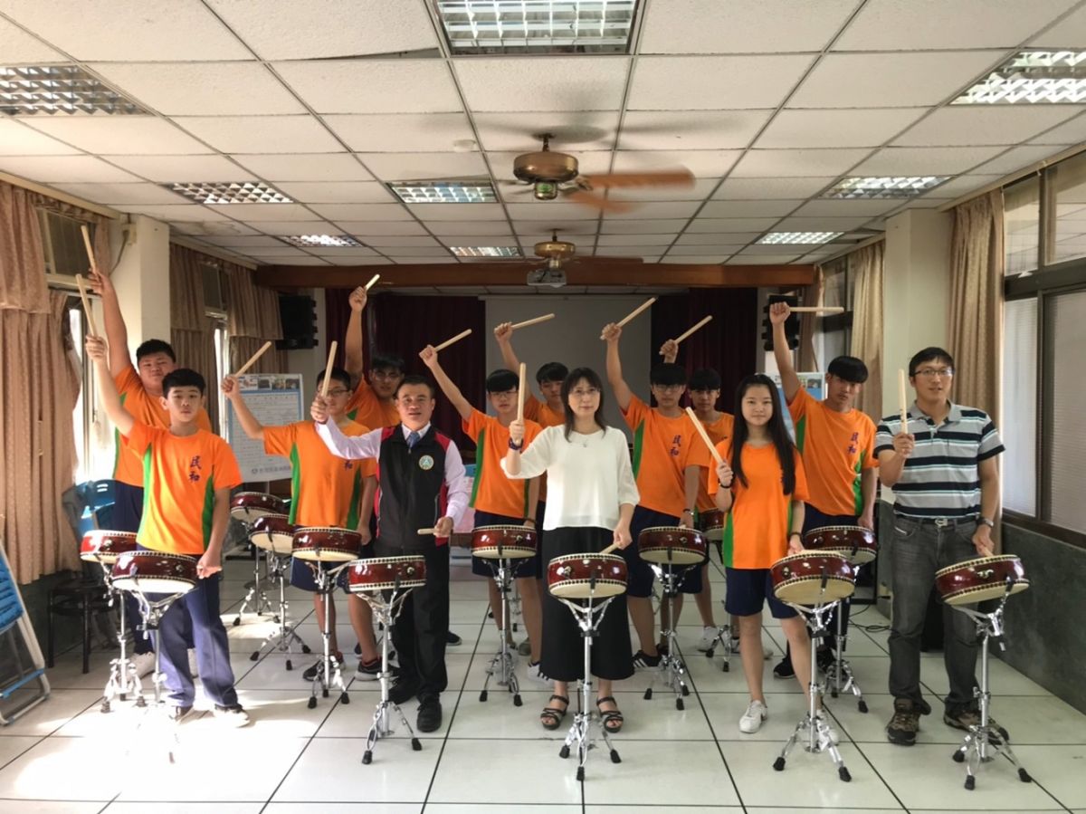 ▲嘉義縣校外會的努力，讓十鼓撀樂團進民和國中傳藝。（圖／嘉義縣校外會提供）