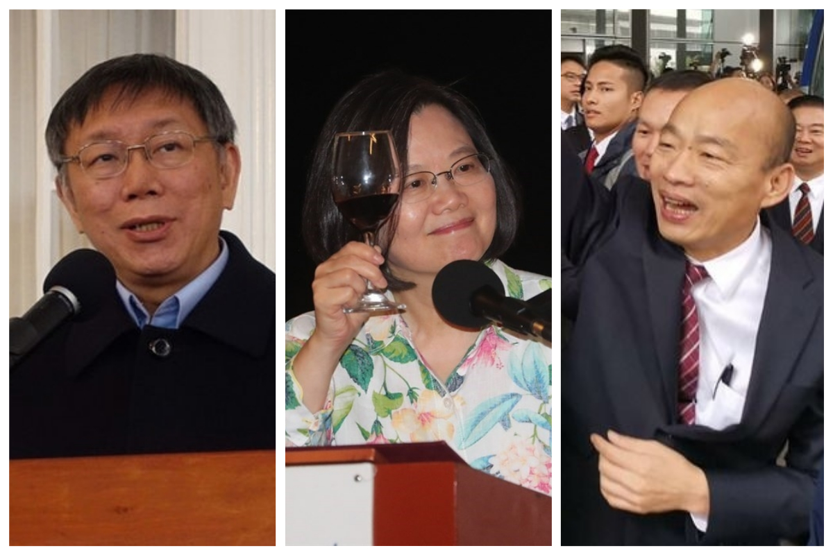 根據國民黨總統初選民調結果，韓國瑜以超過47%的支持度，勝過蔡英文的15%、柯文哲的18%。 (圖/NowNews資料照)