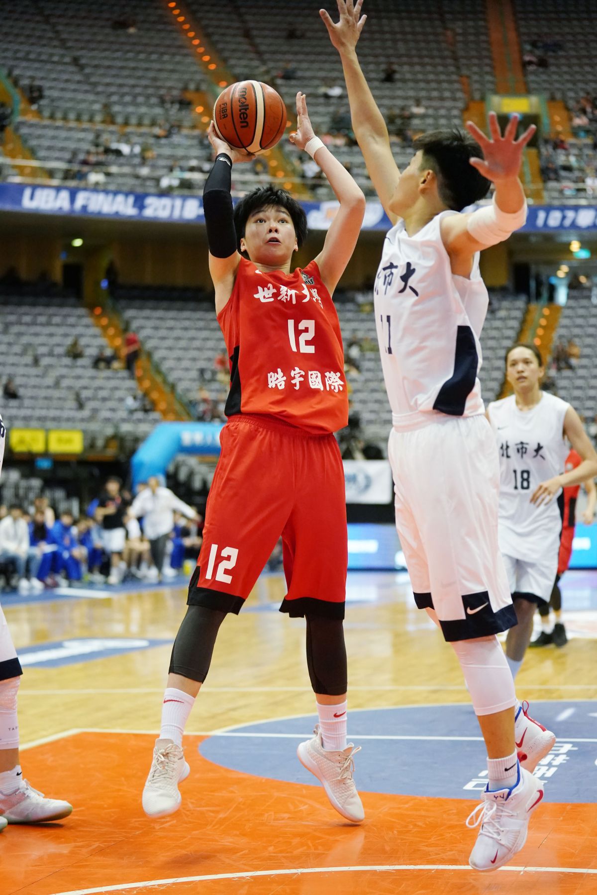 ▲UBA世新大學對上北市大。世新林蝶(12號)。（圖／大專體總提供）