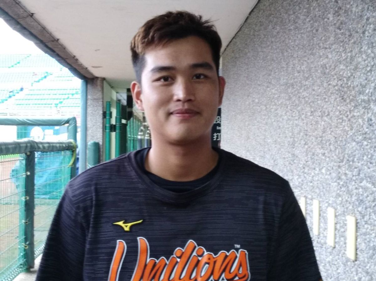 ▲統一獅新秀林祖傑。（圖／黃建霖攝）