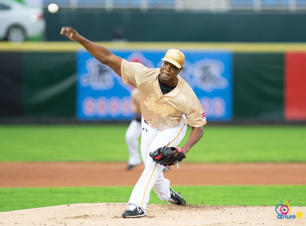 桃猿投手李茲（圖／Capture@ 蓋艾傳媒提供）