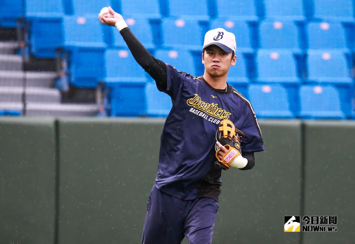 ▲中信兄弟內野手王威晨。（圖／記者葉政勳攝 , 2019.03.24）