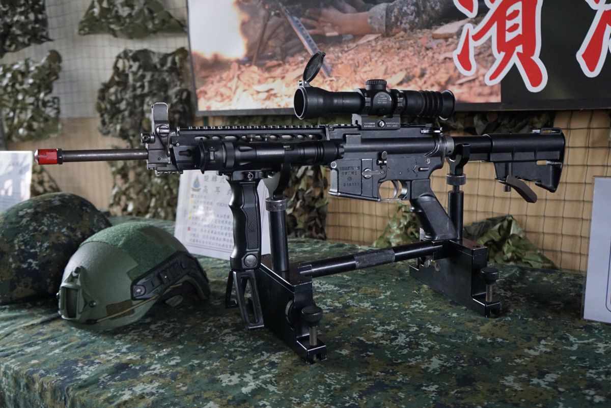 ▲國軍制式T91步槍。（圖／記者呂炯昌攝）