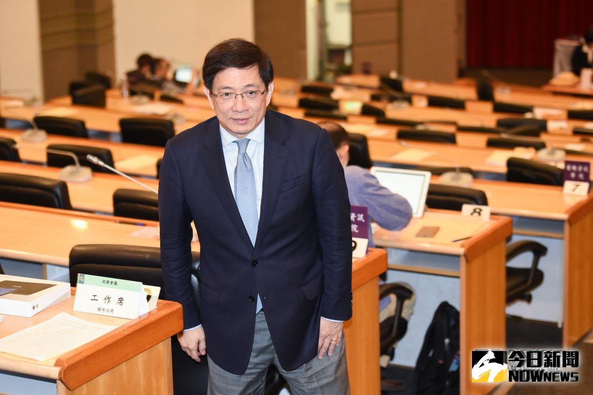 管中閔出席校務會議。（圖／記者陳明安攝，2019.03.23）