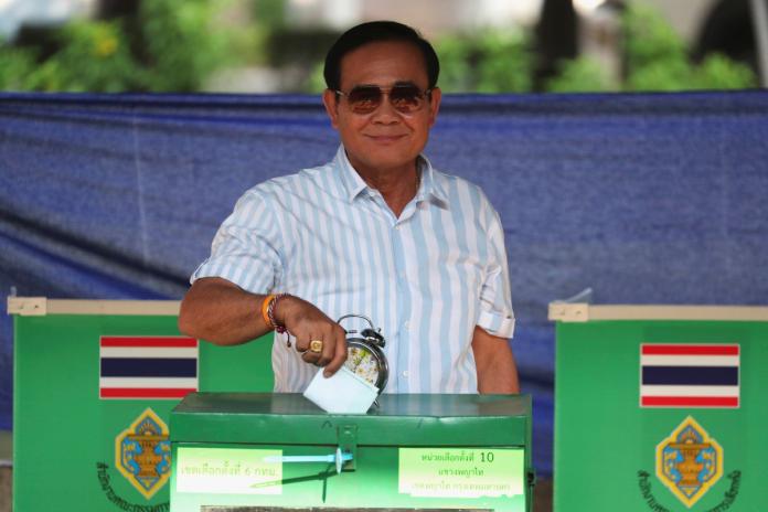 支持軍政府總理帕拉育（Prayuth Chan-ocha）的「公民力量黨」，可望贏得泰國國會大選。圖為泰國總理帕拉育。（圖／美聯社／達志影像）