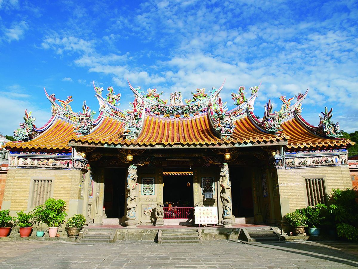 ▲響應獎勵旅遊方案，新竹縣春遊專案最高可享2500元補助。圖為客庄小鎮北埔慈天宮。（圖／新竹縣政府提供）