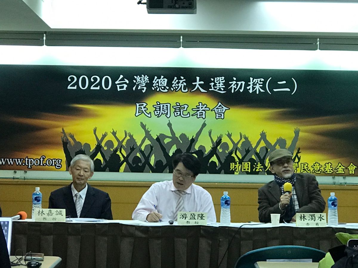 最新民調顯示，在假定賴清德、韓國瑜、柯文哲三人競爭的狀態下， 36.5%民眾支持賴清德，29.9%民眾支持韓國瑜，26%民眾支持柯文哲。（圖／記者林人芳攝，2019,03,25)