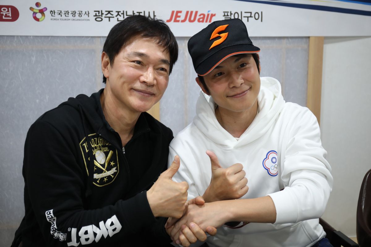 ▲鄭普碩與徐芝釋都認識孫協志。（圖／全羅道政府、達爾文攝）
