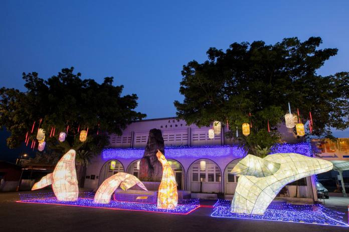 ▲今年台灣燈會「鯨豔奇跡」花燈即日起將在三星鄉天送埤福山寺展出。（圖／三星鄉公所提供）