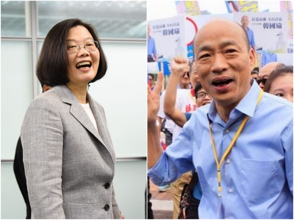 ▲韓國瑜訪陸挨轟！她曝蔡英文會談「爽翹二娘腳」狠打臉。（圖／NOWnews資料照、中央社資料照）