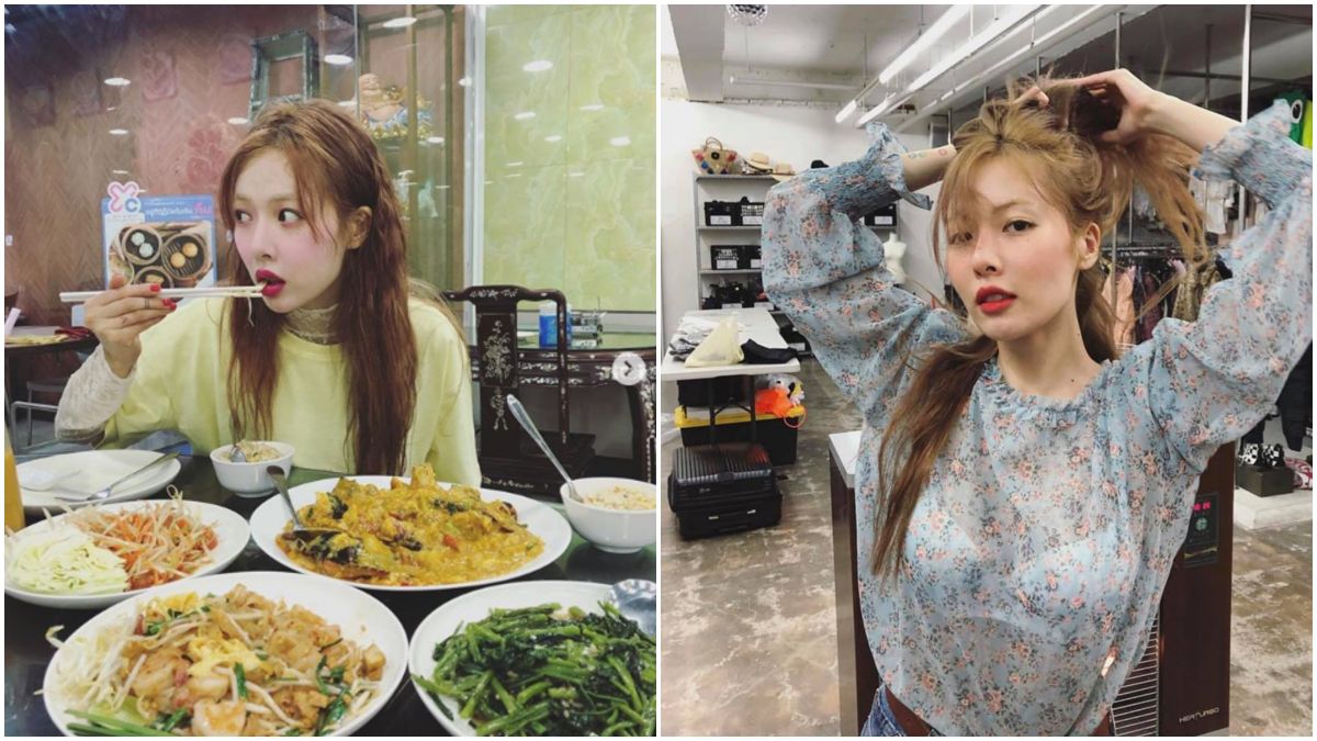 泫雅私底下是吃貨，身材依舊勻稱。圖＠hyunah_aa泫雅IG