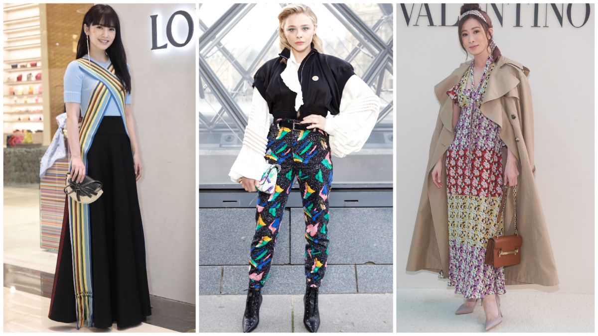 最近一波女星撞衫 PK，比美也比氣勢。圖@LOEWE、LOUIS VUITTON、VALENTINO