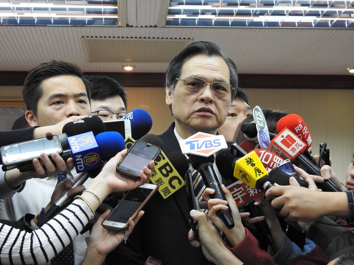 陸委會主委陳明通。 (圖/記者吳承翰攝)