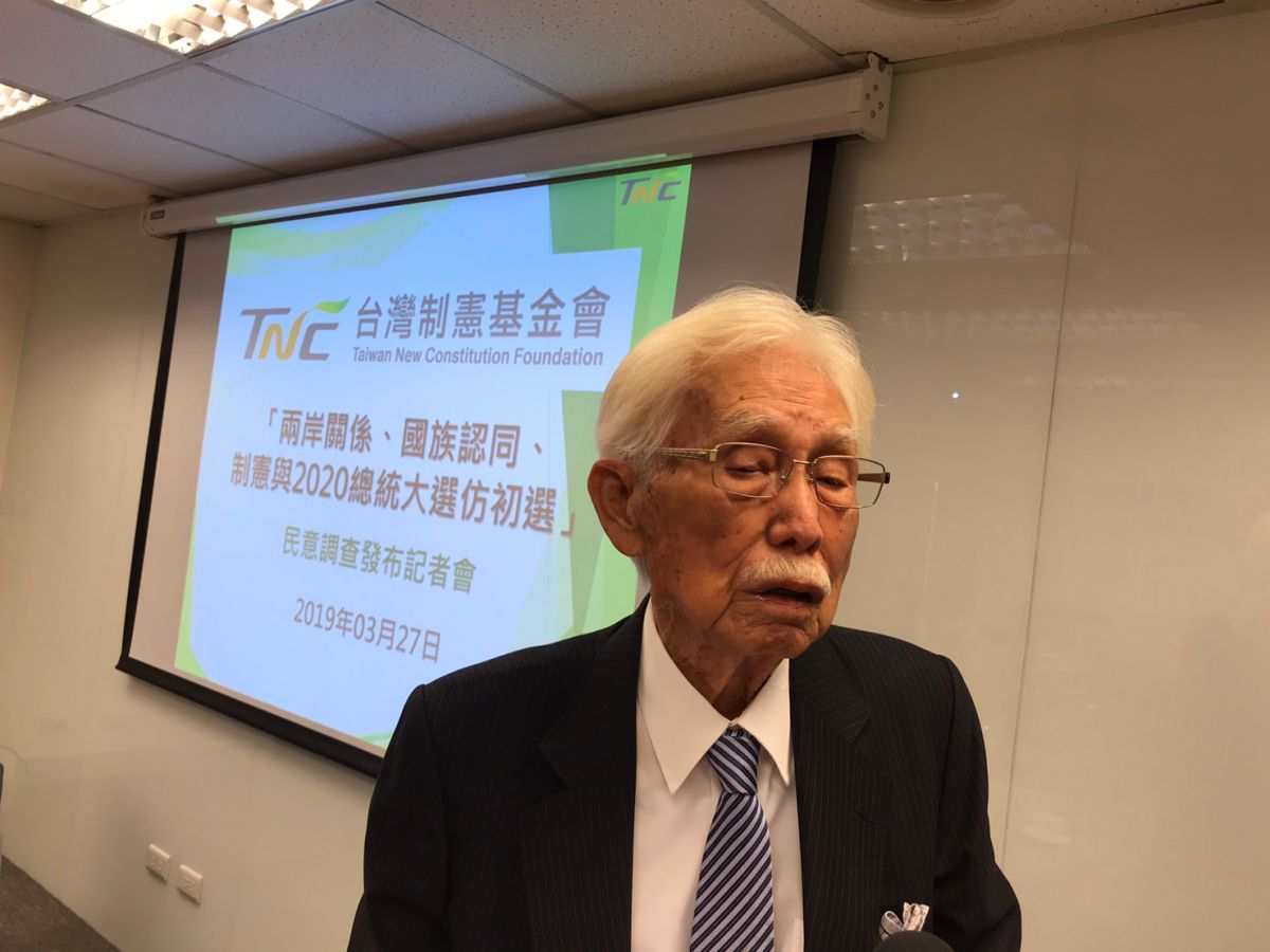 ▲獨派大老辜寬敏因肺腺癌過世。肺腺癌早期發現不容易，如果有呼吸喘、胸痛、痰有血等症狀，建議需要提高警覺並儘速就醫。（圖／NOWnews資料照片，記者林人芳攝，2019,03,27)