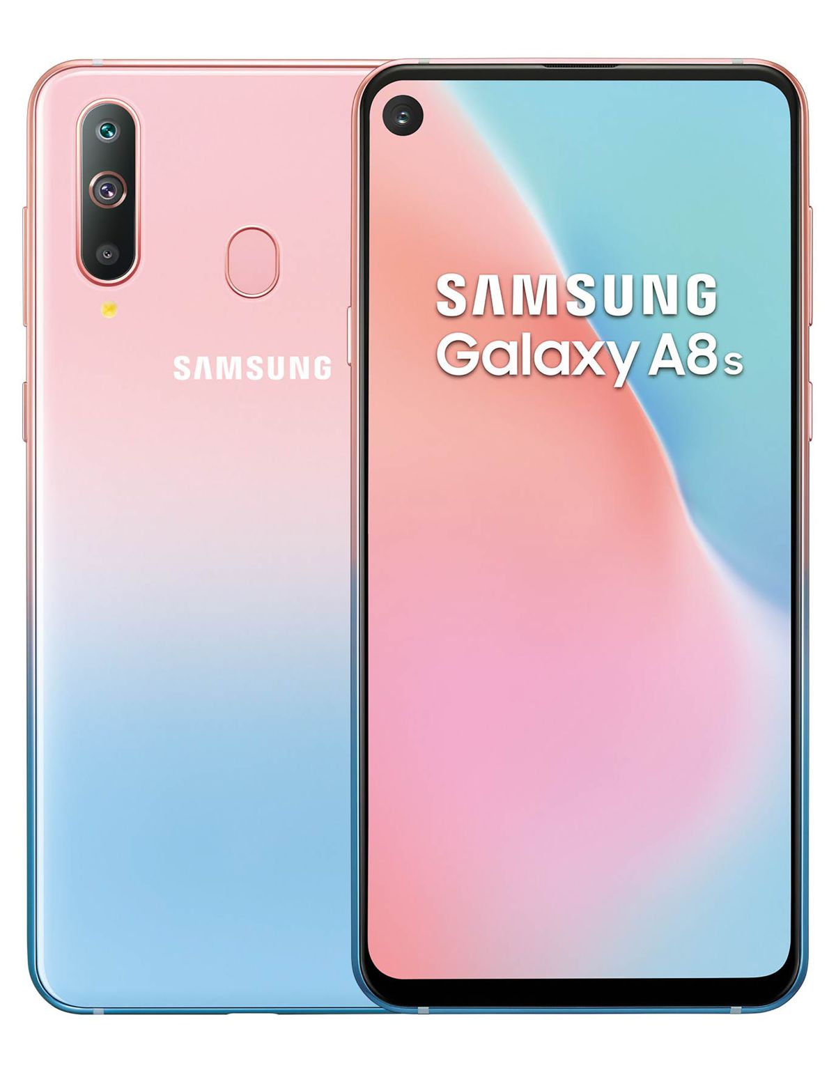 ▲三星推出Galaxy A8s 蜜桃蘇打新色搶攻女性市場。（圖／三星提供）