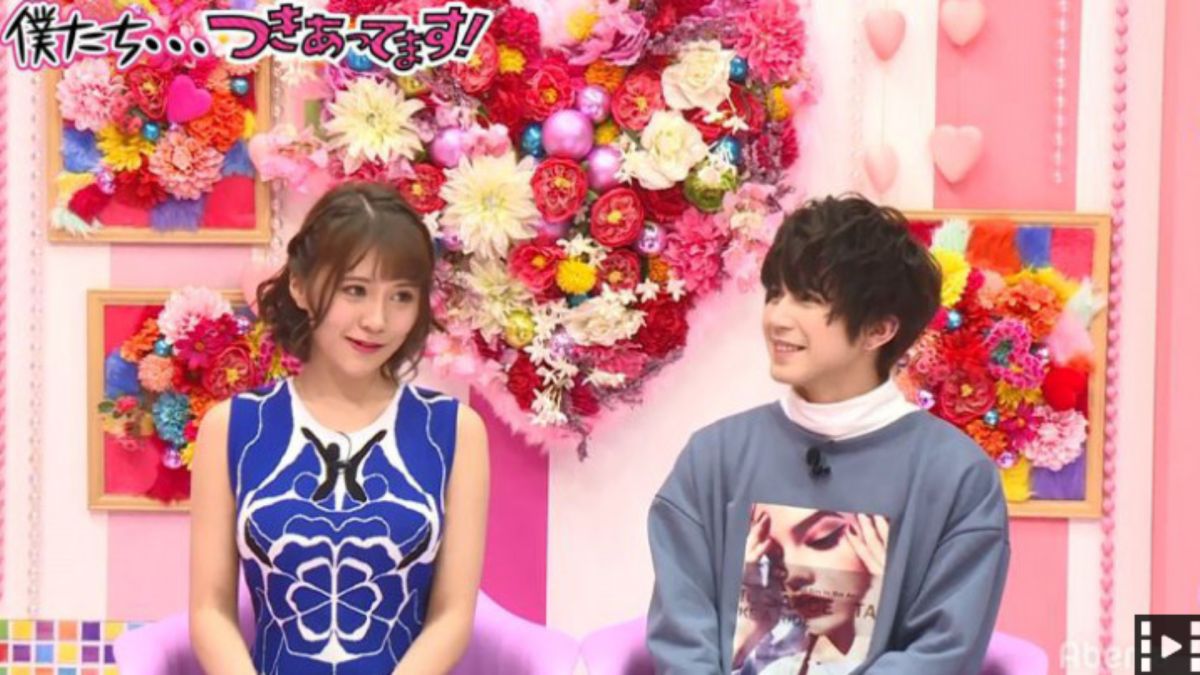 ▲Ayaka（左）與男友Shin。（圖／翻攝abematimes）