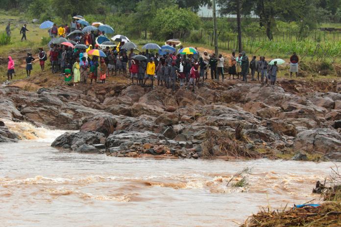 非洲東南部歷來最具破壞力的天災─熱帶氣旋伊代(Idai)。（圖／美聯社／達志影像）