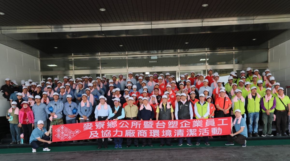 ▲管理部副總經理陳文仰親率100名廠內員工及60名協力廠商響應。（圖／記者蘇榮泉攝，2019.03.28）