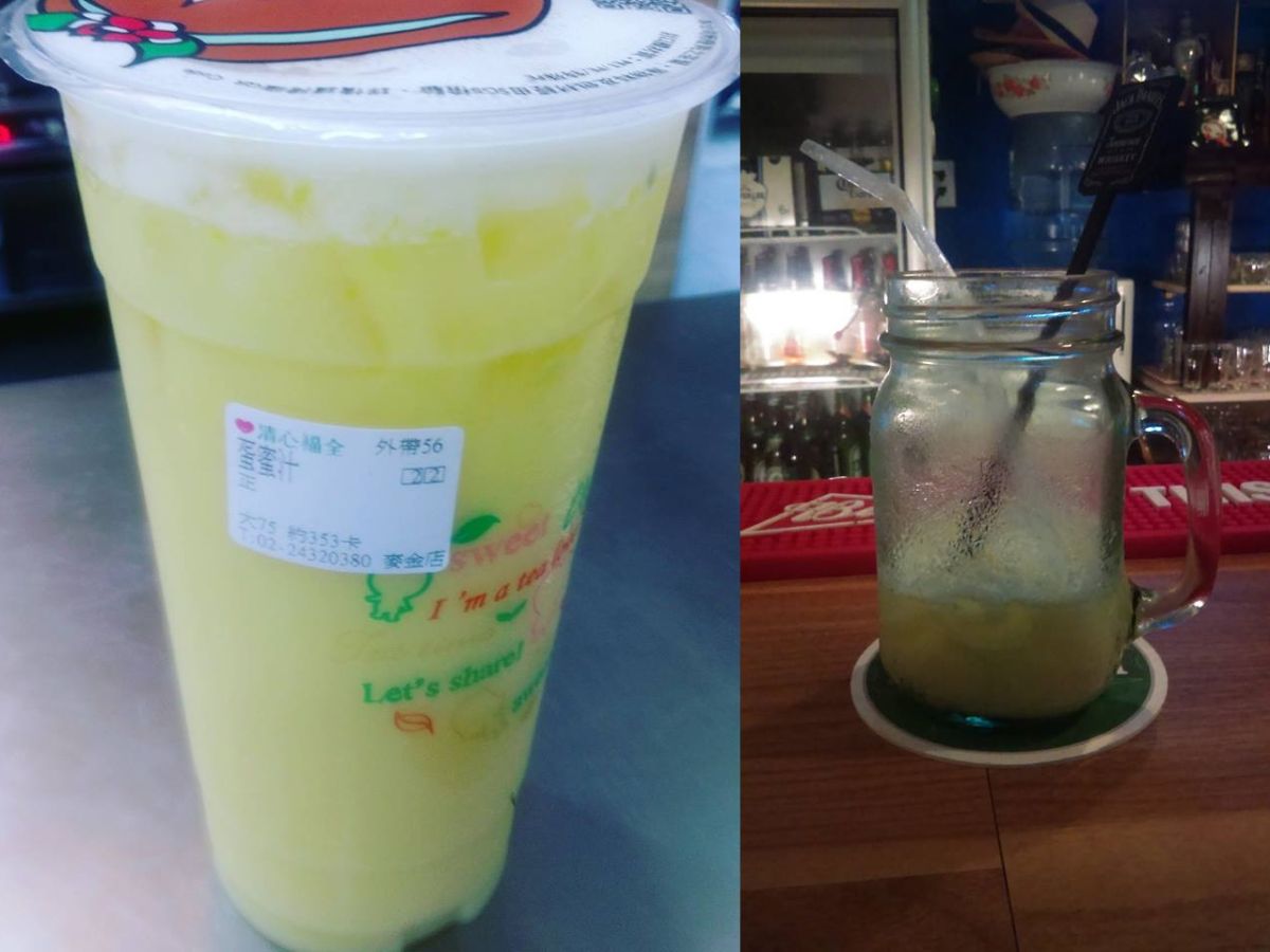 ▲喝過的都有年紀？古早手搖聖品「蛋蜜汁」　網曝消失原因（圖／翻攝自臉書清心福全基隆麥金店、爆廢公社）