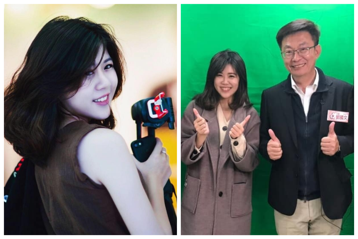 ▲被許多網友封為「仙氣學妹」的成功大學政治系 4 年級學生蘇芷婕，在本月 28 日凌晨於臉書 PO 文，指控甫於立委補選中勝選的民進黨立委郭國文不按勞基法支付她薪水。（圖／翻攝自蘇芷婕臉書）