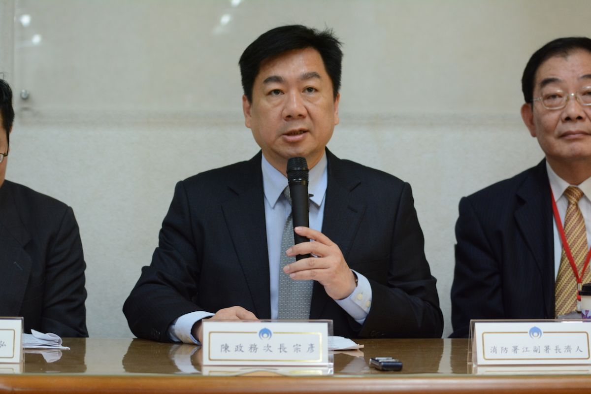 ▲內政部次長陳宗彥呼籲。（資料照／內政部提供）